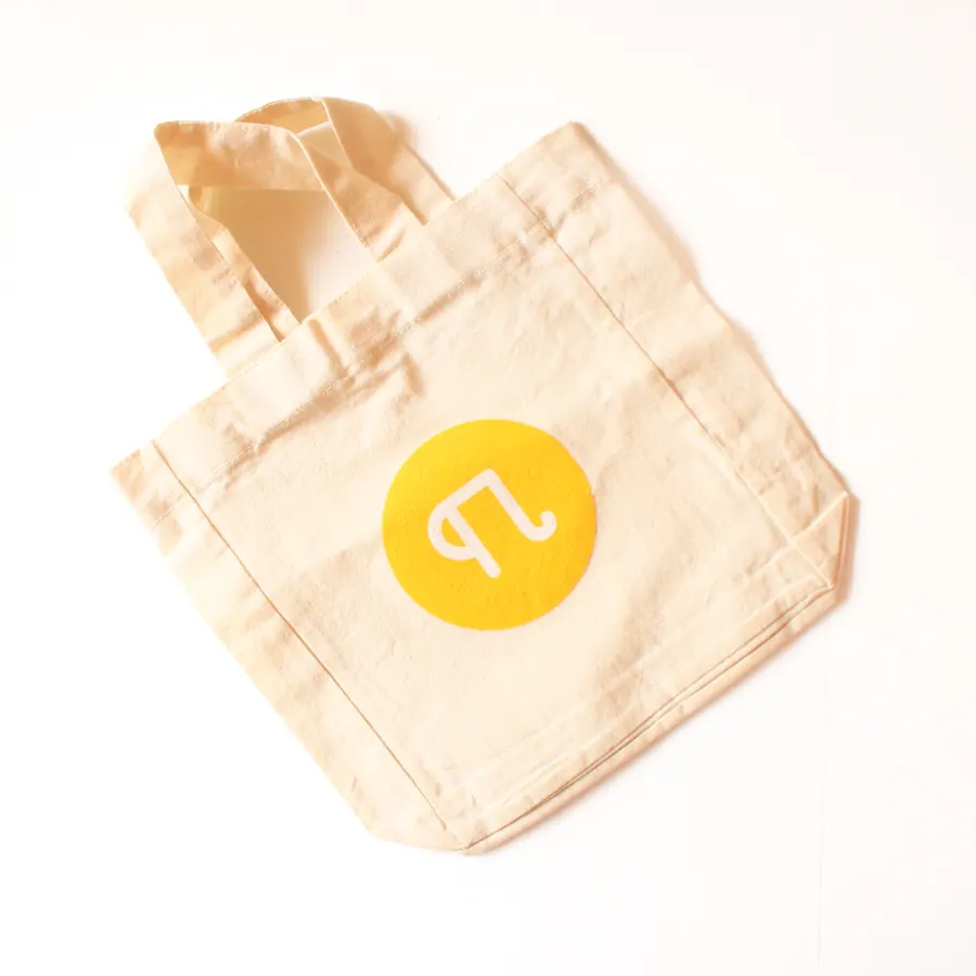 Bolsa de Lienzo, merchandising con logo de MONDOBOX